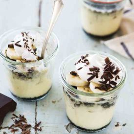 Chocolate-Banana Cheesecake Recipe Image